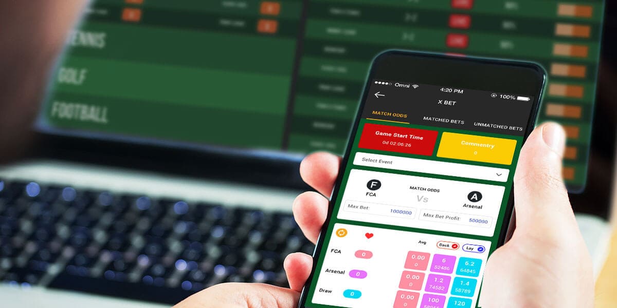 Live betting interface on betbd222